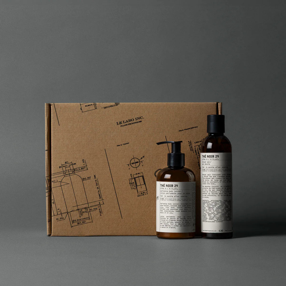 Le Labo Fragrances THÉ NOIR 29 BODY CARE GIFT SET | perfuming body lotion & shower gel