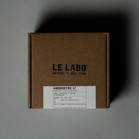 Le Labo Fragrances AMBROXYDE 17 | home fragrance